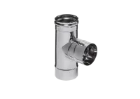 тройник феррум угол 90°, нержавеющий (430/0,5мм), ф250, по воде #