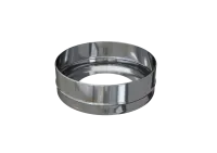 заглушка феррум с отверстием нержавеющая (430/0,5мм) ф135/200 #