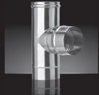 тройник craft 87° нержавеющий (316/0,5) ф120 по воде #