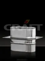 площадка craft монтажная овальная нержавеющая (316/0,8) ф120*240 #