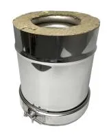 дымоход craft утепленный нержавеющий (316/0,5/304/0,5) ф150/250 l=0,25м по воде #