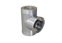 тройник феррум утепленный угол 90° нержавеющий (430/0,5мм)/оцинкованный, ф250/350, по воде #